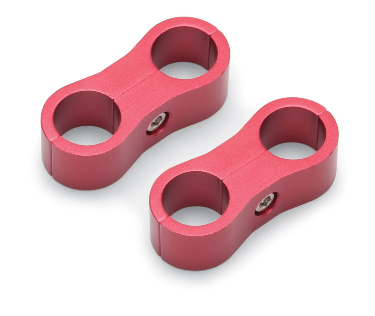Russell 654300 Hose Separator For -6 Braided Red Anodize