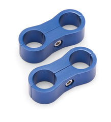Russell 654302 Hose Separator For -6 Braided Hose Blue Anodize
