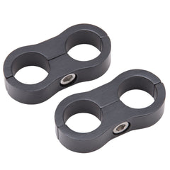 Russell 654303 Hose Separator For -6 Braided Hose Black Anodize