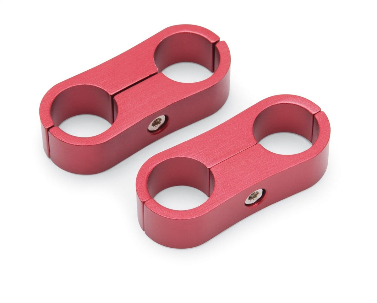Russell 654310 Hose Separator For -8 Braided Hose Red Anodize