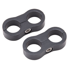 Russell 654313 Hose Separator For -8 Braided Hose Black Anodize