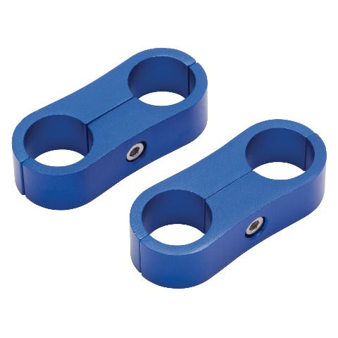 Russell 654322 Hose Separator For -10 Braided Hose Blue Anodize