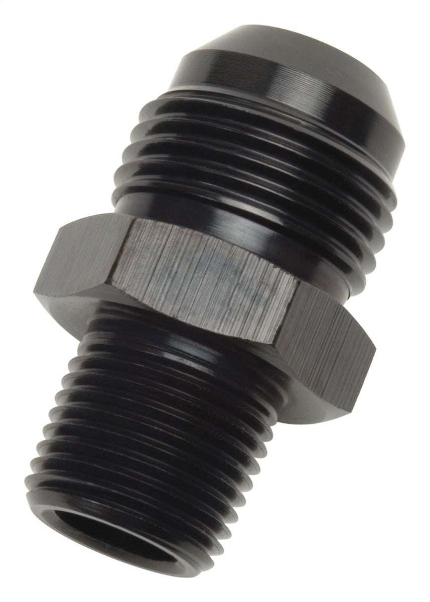 Russell 660543 Fitting -16 AN Flare to 3/4 inch NPT Black Anodize