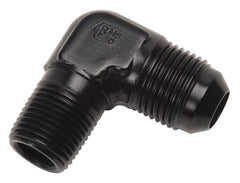 Russell 660813 -4 AN 1/4 inch NPT 90? Black Flare to Pipe Adapter