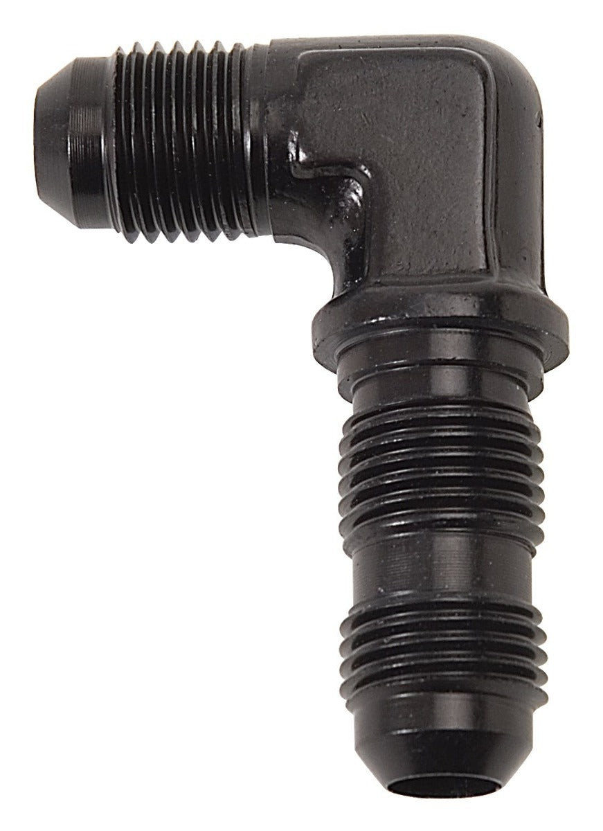 Russell 661253 Elbow 90-Deg Flare Bulkhead - #6 - Black