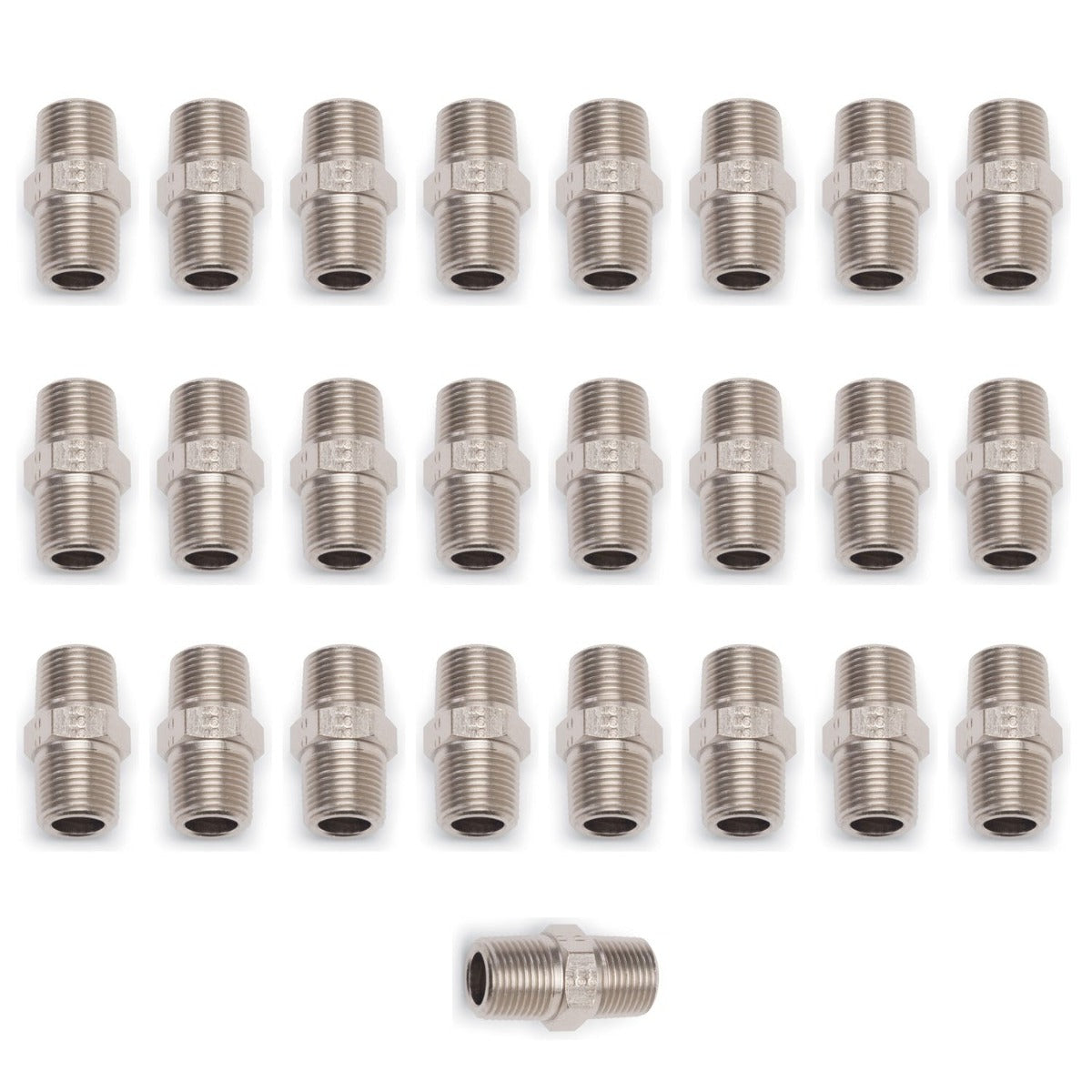 Russell 661509 Male Pipe Nipple 1/8 inch NPT Endura finish
