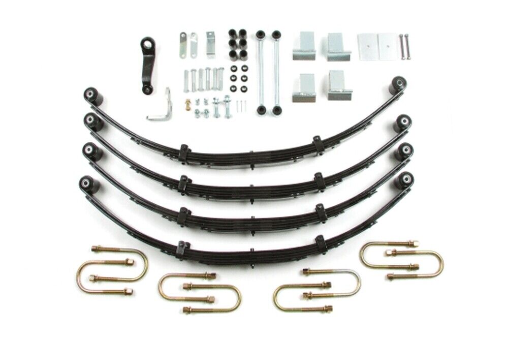 Zone Offroad Products ZONJ28N Zone 4 Leaf Spring Lift Kit