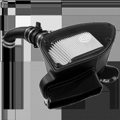 S&B Filters 75-5099D Cold Air Intake Dry Extendable White