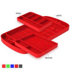 S&B Filters 80-1001 Tool Tray Silicone 3 Piece Set Color Red