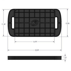 S&B Filters 80-1002L Tool Tray Silicone Large Color Blue