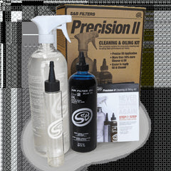 S&B Filters 88-0009 Cleaning Kit For Precision II Cleaning and Oil Kit Blue Oil Oiled