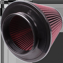 S&B Filters CR-90015 Replacement Air Filter for Competitor Intakes Oiled Cotton Cleanable Red