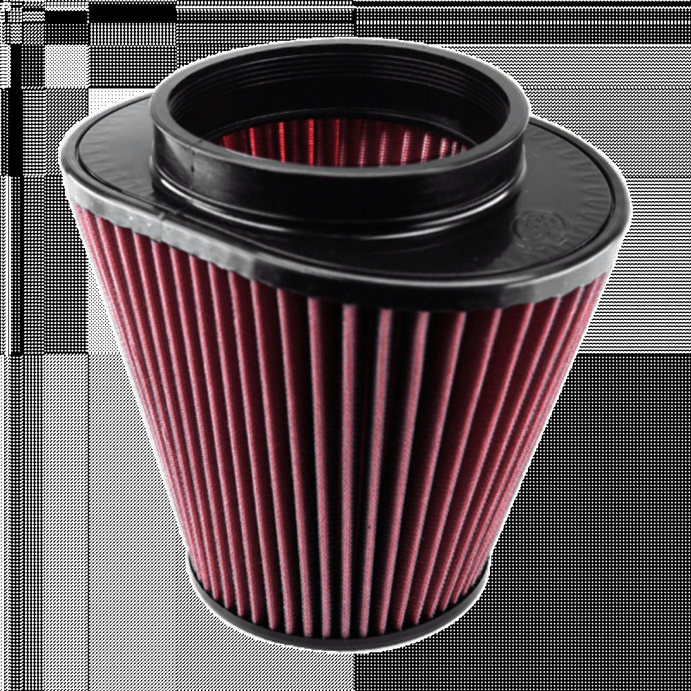 S&B Filters CR-90020 Replacement Air Filter for Competitor Intakes Oiled Cotton Cleanable Red