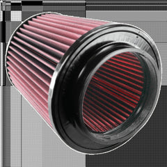 S&B Filters CR-90021 Replacement Air Filter for Competitor Intakes Oiled Cotton Cleanable Red