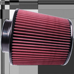 S&B Filters CR-90028 Replacement Air Filter for Competitor Intakes Oiled Cotton Cleanable Red