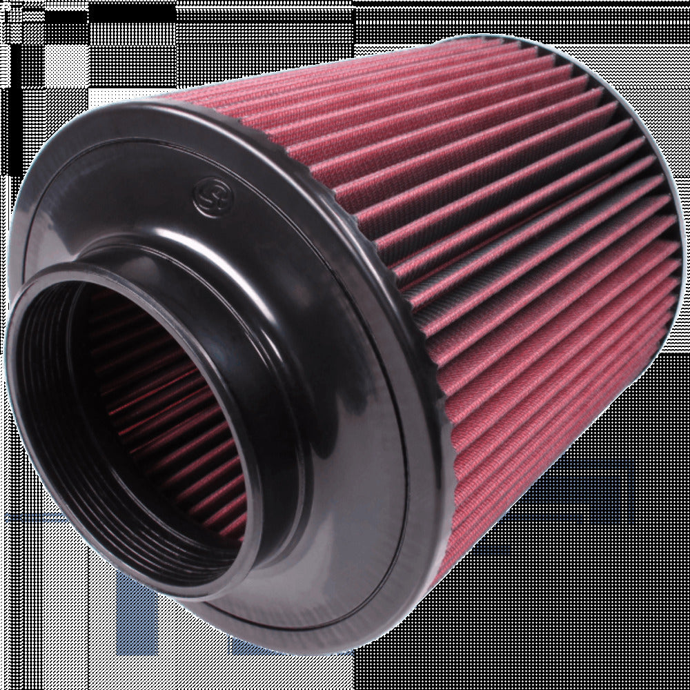 S&B Filters CR-90028 Replacement Air Filter for Competitor Intakes Oiled Cotton Cleanable Red