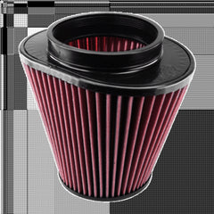 S&B Filters CR-90032 Replacement Air Filter for Competitor Intakes Oiled Cotton Cleanable Red