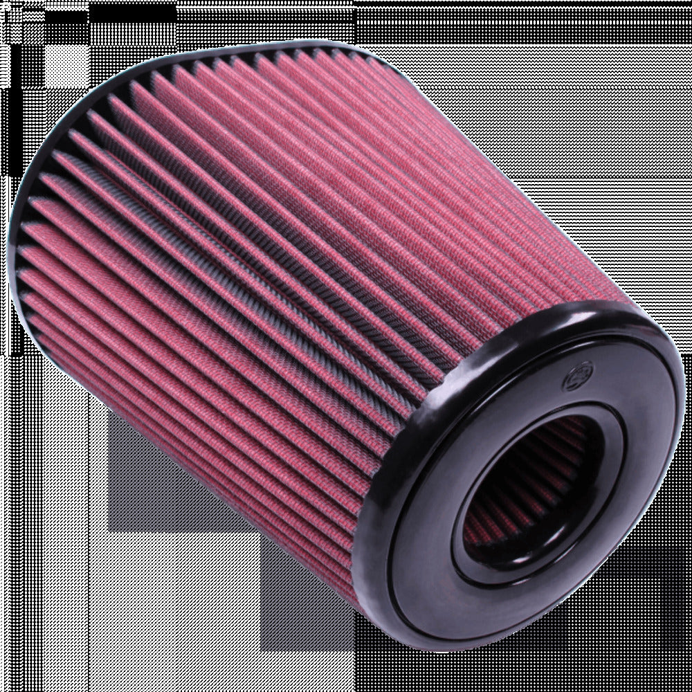 S&B Filters CR-90037 Replacement Air Filter for Competitor Intakes Oiled Cotton Cleanable Red