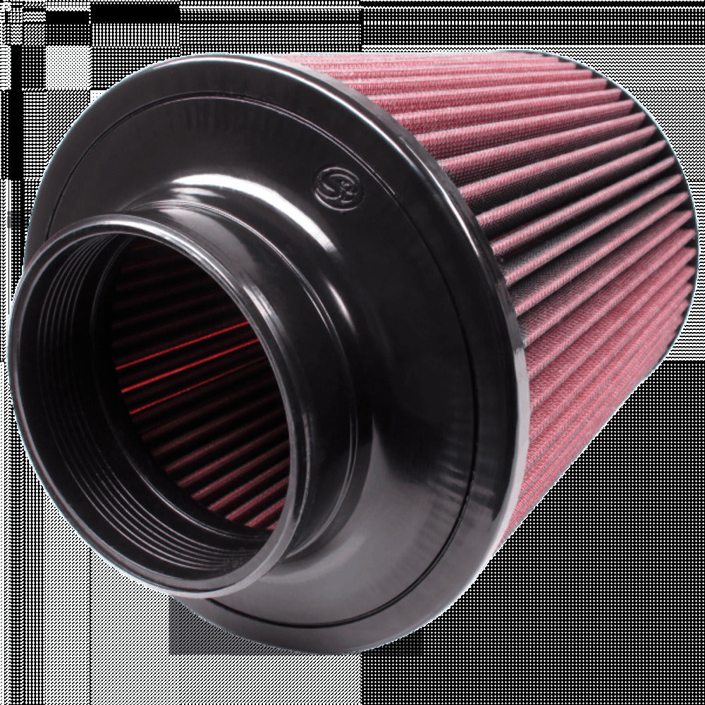 S&B Filters CR-91002 Replacement Air Filter for Competitor Intakes Oiled Cotton Cleanable Red