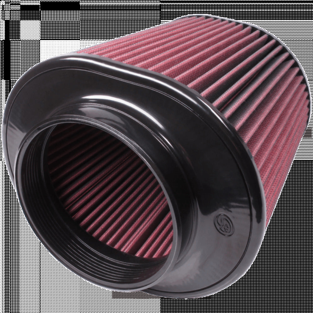 S&B Filters CR-91044 Replacement Air Filter for Competitor Intakes Oiled Cotton Cleanable Red