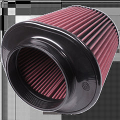 S&B Filters CR-91044 Replacement Air Filter for Competitor Intakes Oiled Cotton Cleanable Red
