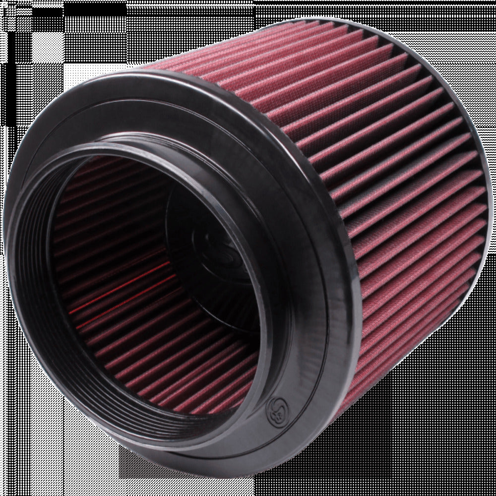 S&B Filters CR-91046 Replacement Air Filter for Competitor Intakes Oiled Cotton Cleanable Red