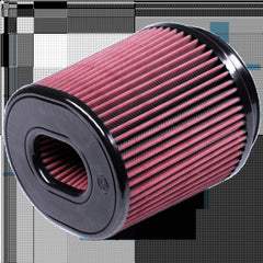 S&B Filters CR-91050 Replacement Air Filter for Competitor Intakes Oiled Cotton Cleanable Red