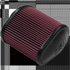 S&B Filters KF-1050 Replacement Air Filter Cotton Cleanable Red