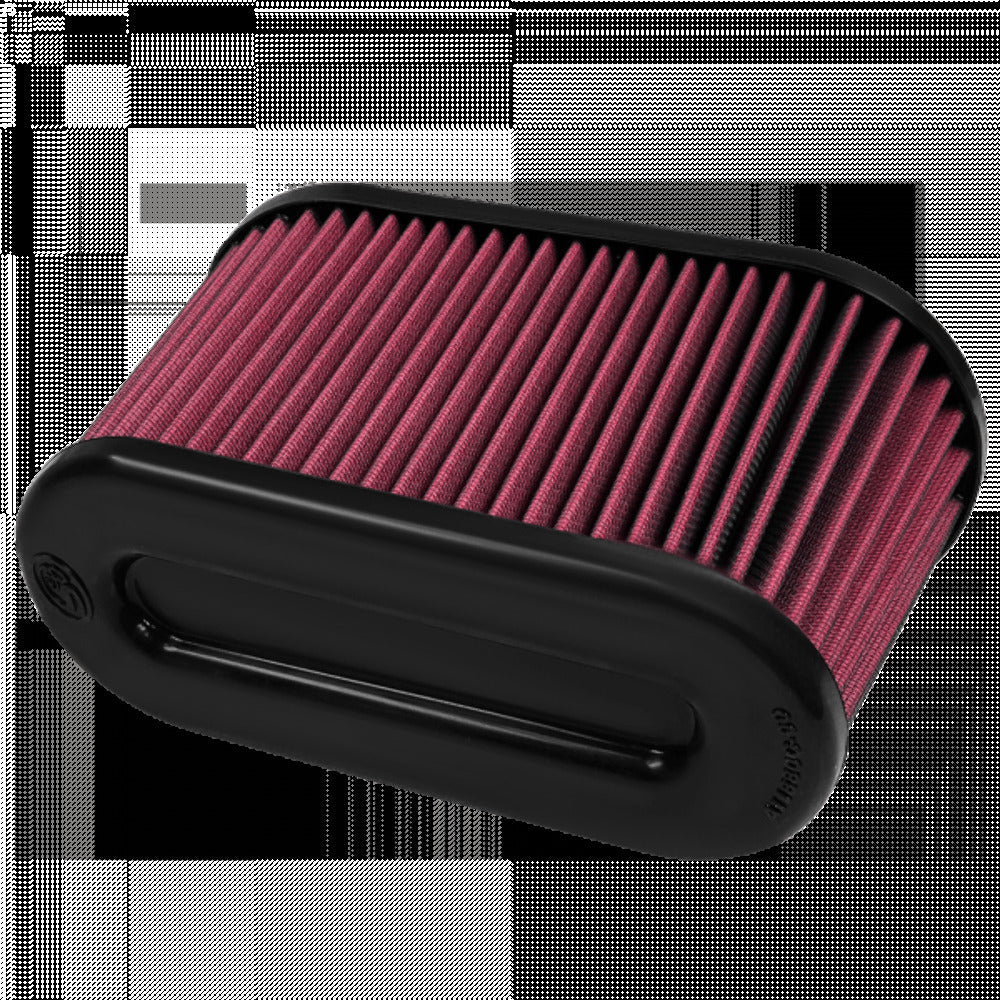 S&B Filters KF-1065 Replacement Air Filter Cotton Cleanable Red
