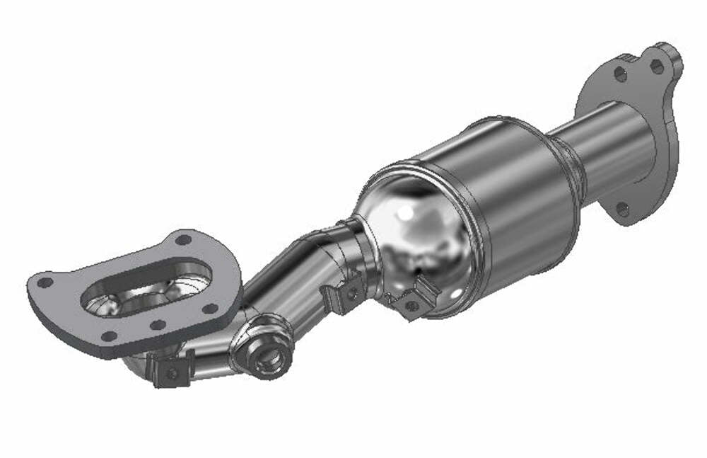 Schultz Manufacturing Exhaust Manifold with Integrated Catalytic Converter PN.7723022
