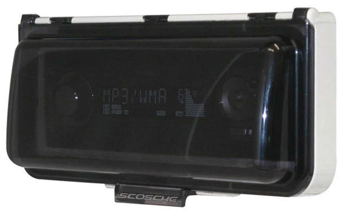 Scosche ACM3W Universal Aqua Marine Radio Cover Universal DIN w/Flip-Up Door