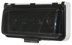Scosche ACM3W Universal Aqua Marine Radio Cover Universal DIN w/Flip-Up Door