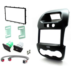 Scosche FDSA6213DDB Custom Fit ISO Double DIN Dash Kit