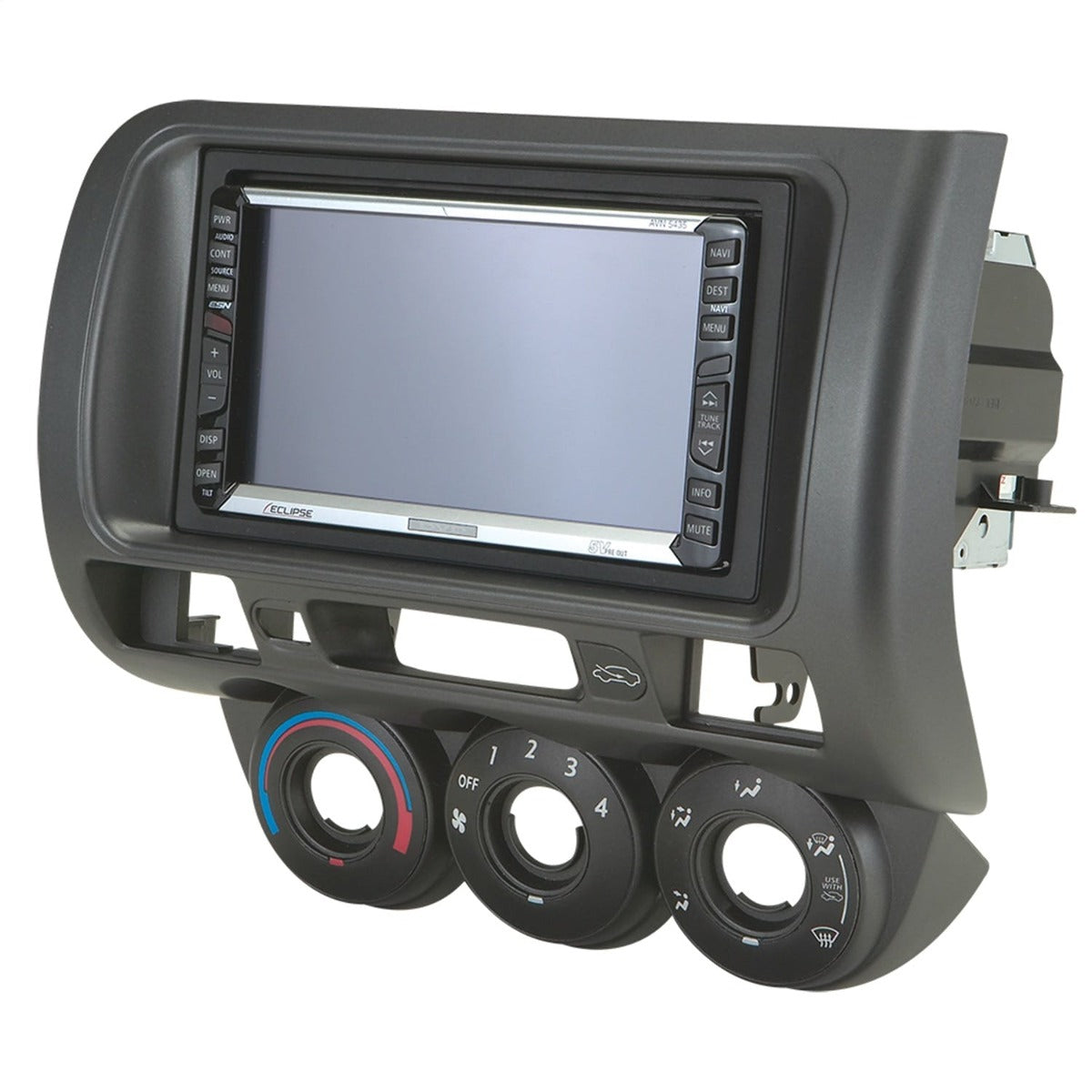Scosche HA1558B Custom Fit ISO Double DIN Or Single DIN w/Pocket Dash Kit