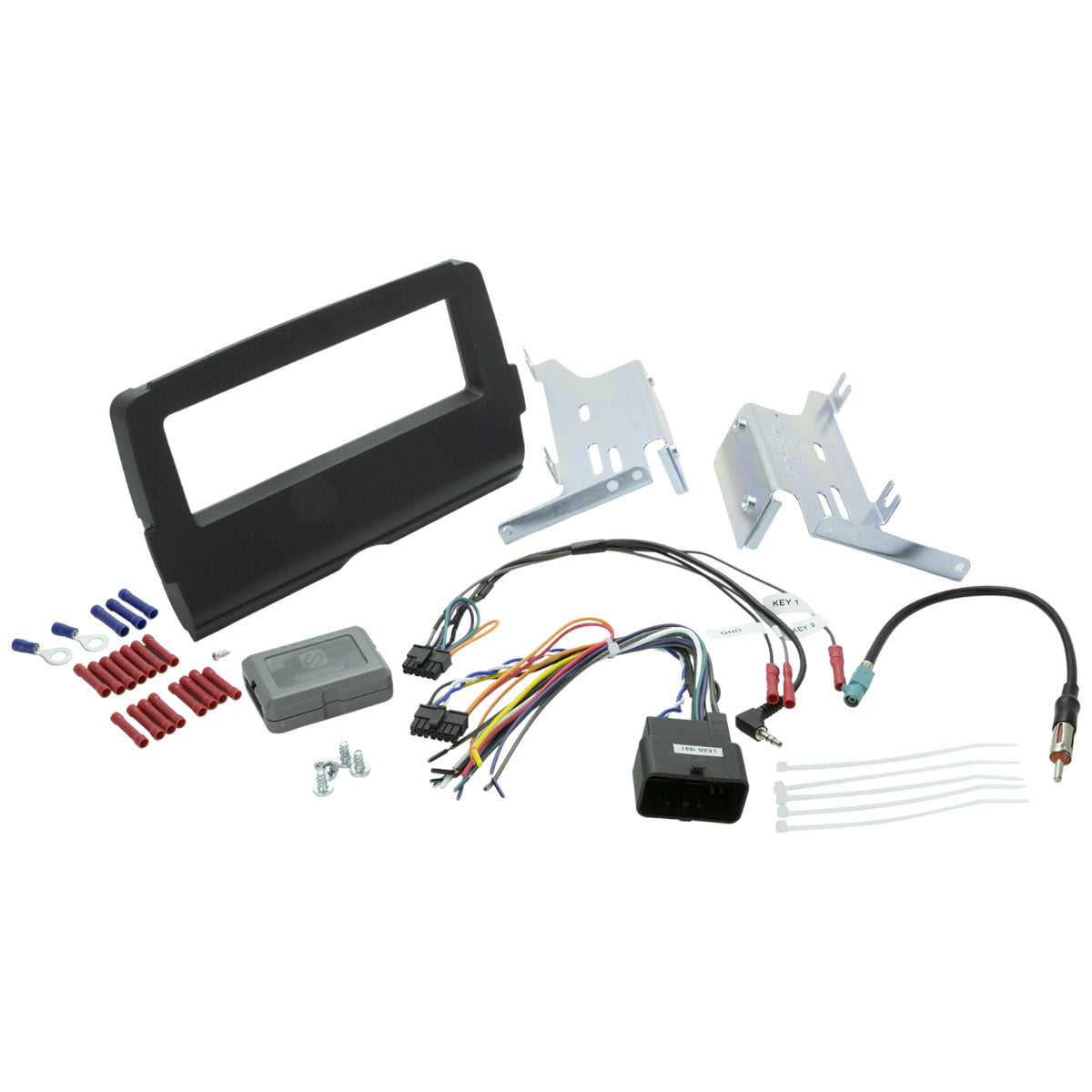 Scosche HD14UBN Custom Fit ISO Double DIN Dash Kit