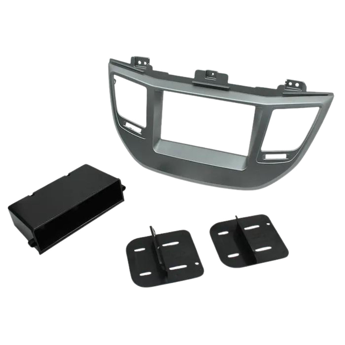 Scosche HY1635SB Custom Fit ISO Double DIN Or Single DIN w/Pocket Dash Kit