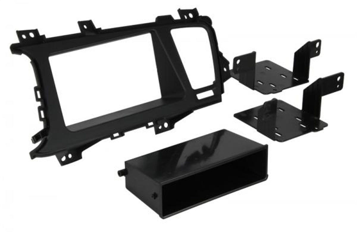 Scosche KA2411B Custom Fit ISO Double DIN Or Single DIN w/Pocket Dash Kit