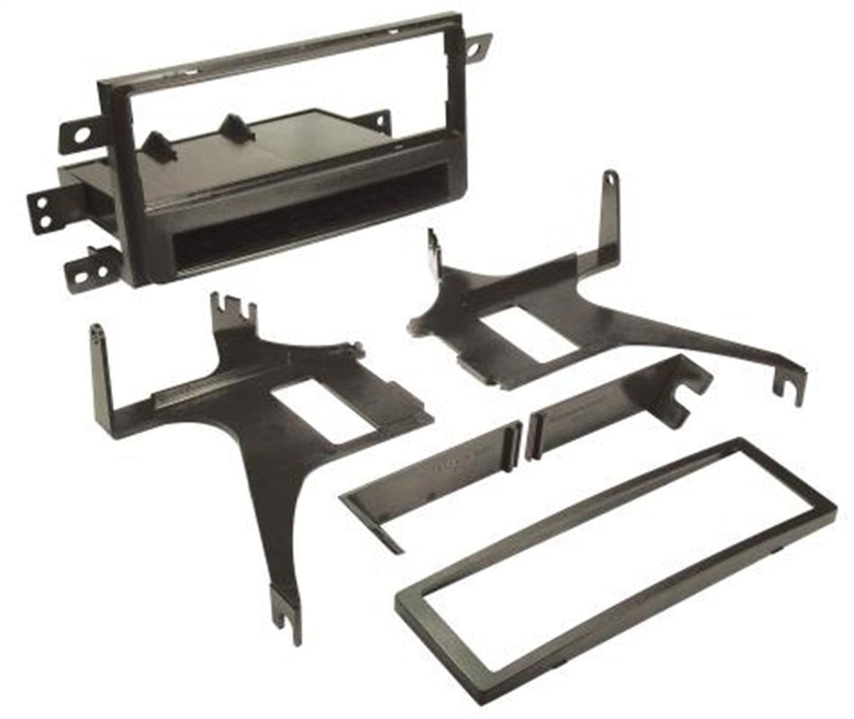 Scosche SCN2056B Custom Fit Single DIN w/Molded Pocket Dash Kit