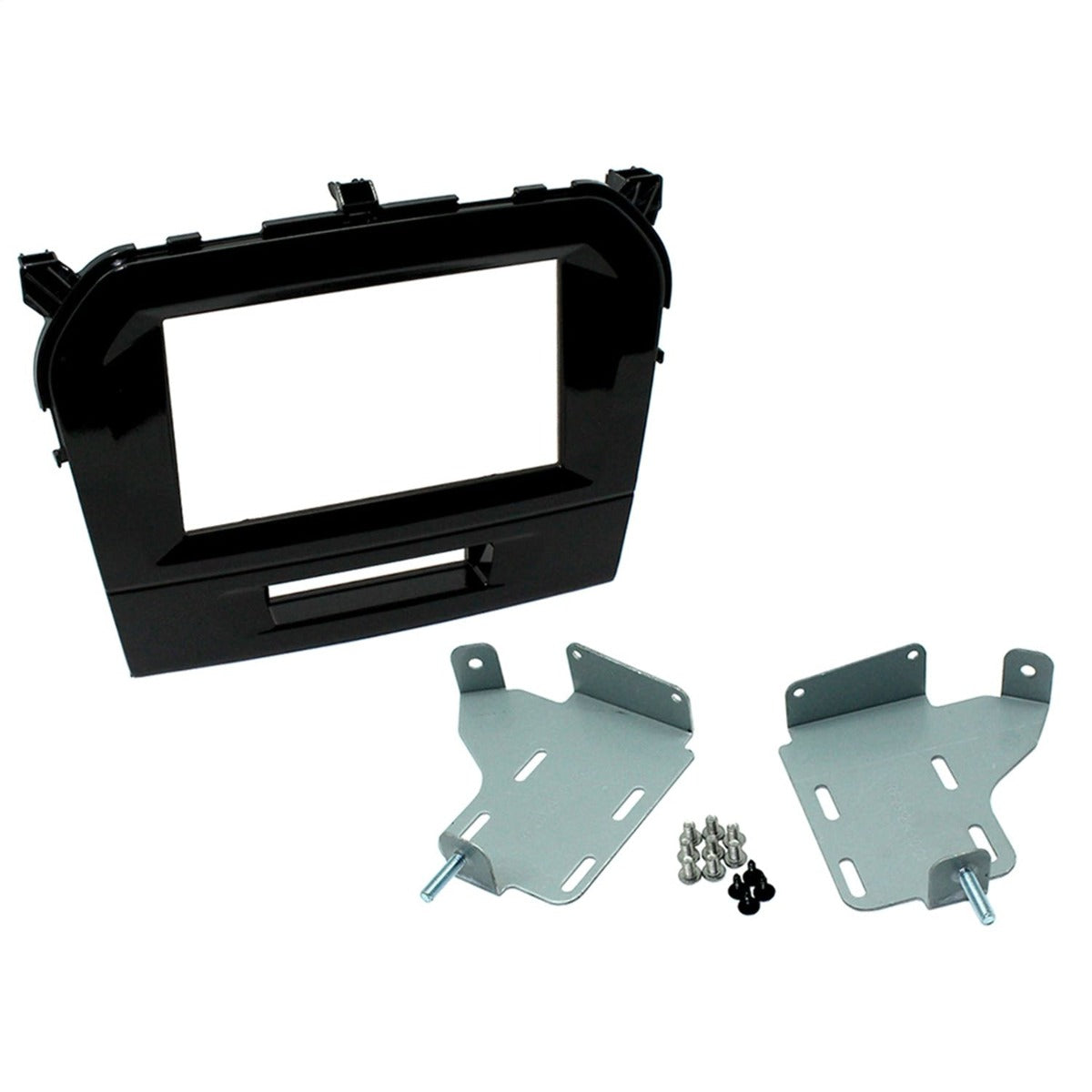 Scosche SISA2230DDB Custom Fit ISO Double DIN Dash Kit