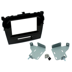 Scosche SISA2230DDB Custom Fit ISO Double DIN Dash Kit