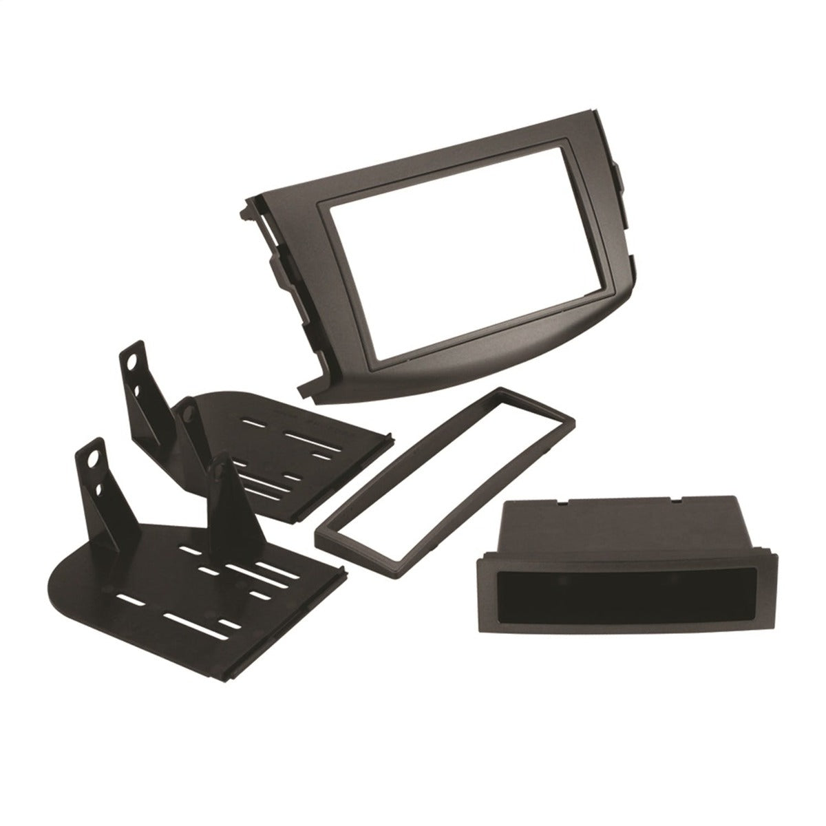 Scosche TA2055B Custom Fit ISO Double DIN Or Single DIN w/Pocket Dash Kit