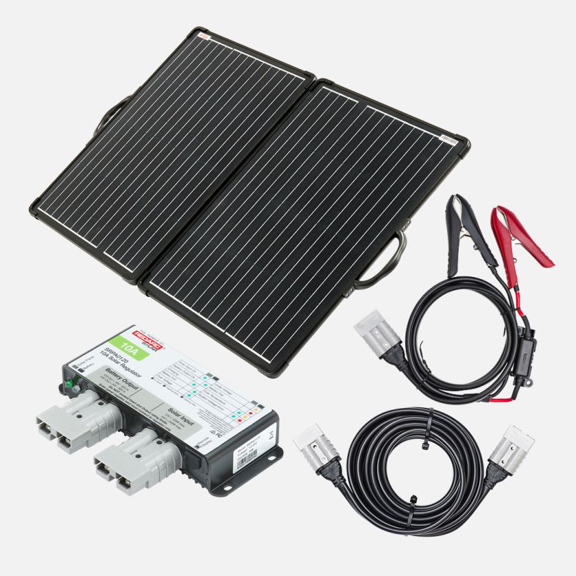 REDARC 120W Monocrystalline Portable Folding Solar Panel Kit SPFP1120-K