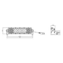 BrightSource 10 inch ECO2 Double Row Light Bar 72210