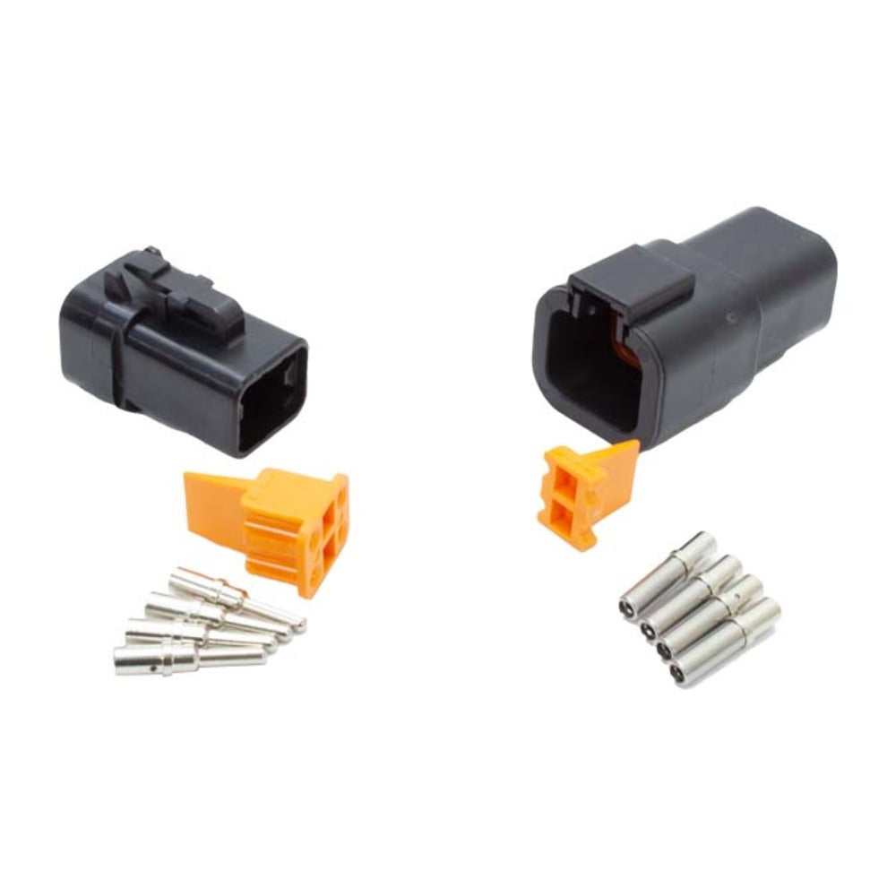 Snow Performance Deutsch DTP 4-Pin Connector Set, 10-14 AWG SNF-50040
