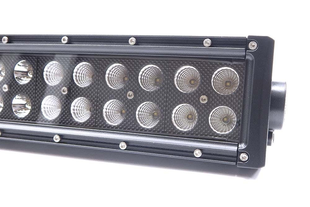 Southern Truck 75050 50-inch Straight, Double Row, Black Combo-Flood/Beam CREE 3w Light Bar 288w