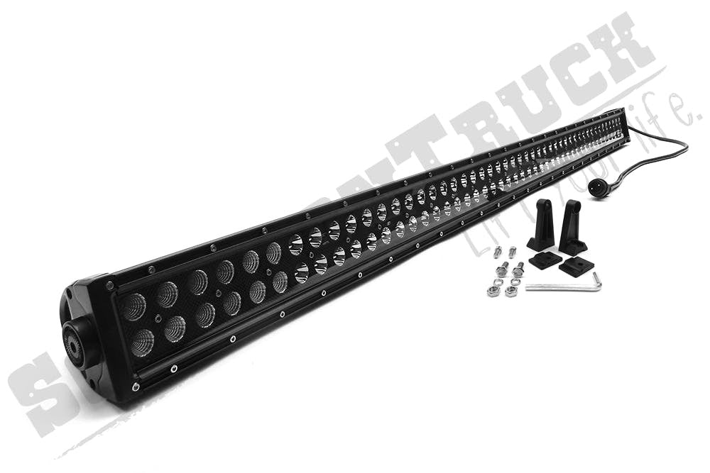 Southern Truck 75050 50-inch Straight, Double Row, Black Combo-Flood/Beam CREE 3w Light Bar 288w