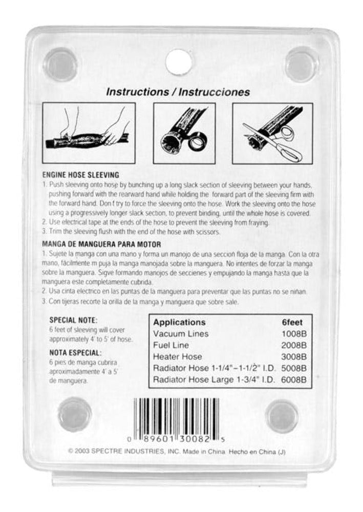 Spectre Performance 3008B Magnabraid Heater Hose Sleeve