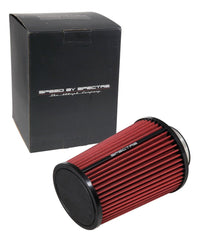 Spectre Performance HPR9885 Cone Filter; 3-1/2 inch, 9 inch Tall - Red