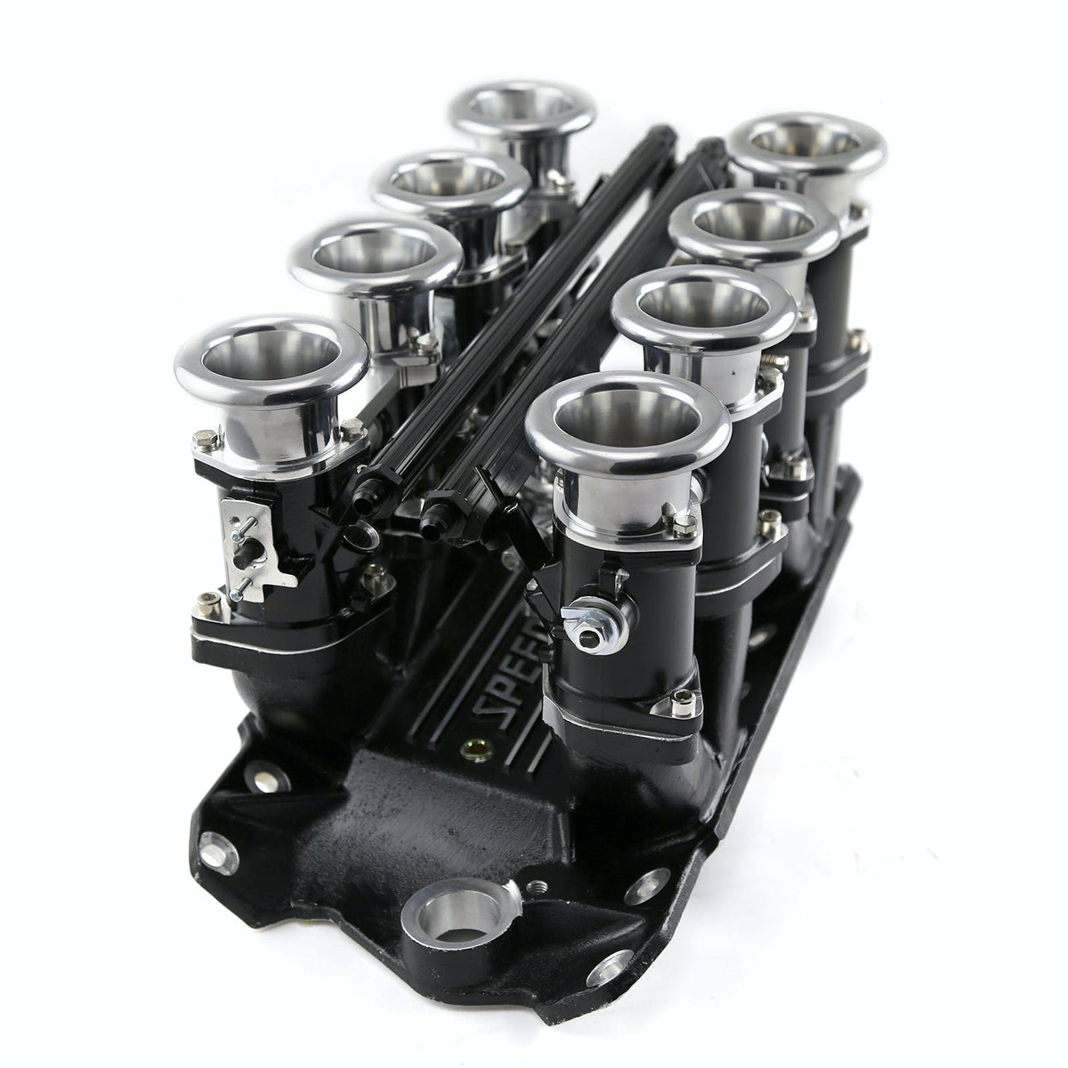 Speedmaster 1-148-004 Downdraft EFI Stack Intake Manifold System Complete Black