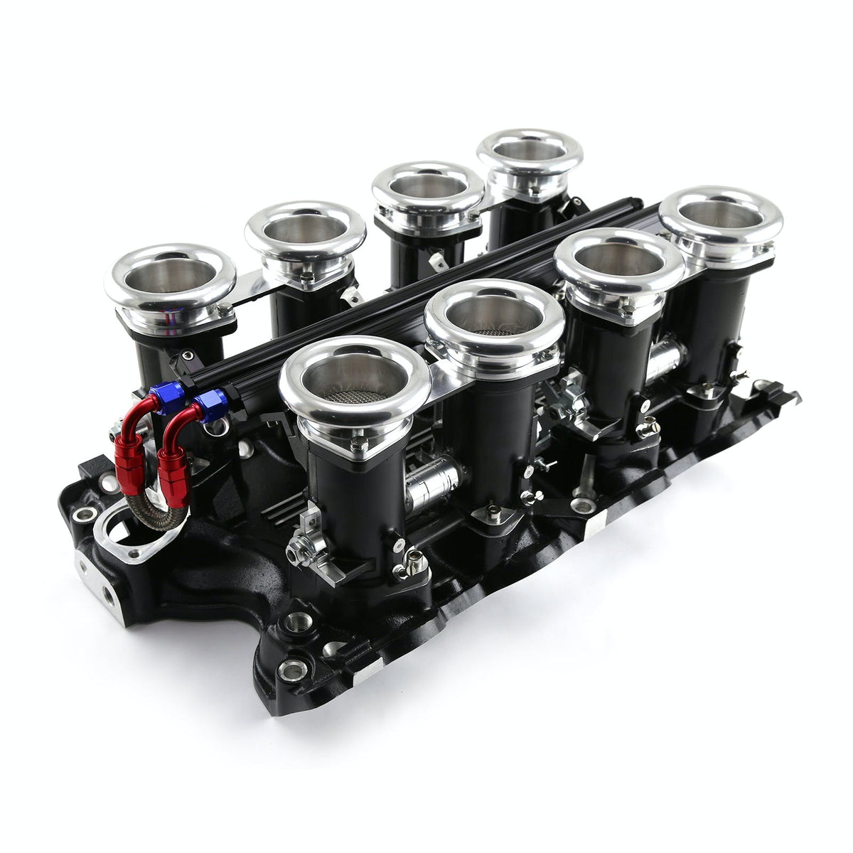 Speedmaster 1-148-009 Downdraft EFI Stack Intake Manifold System Complete Black